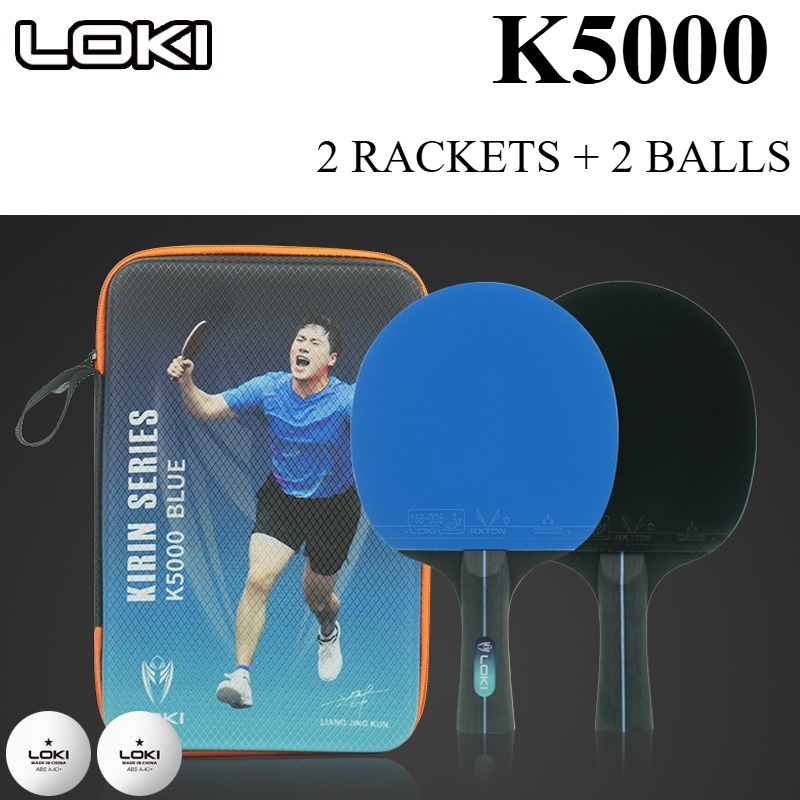 Ping Pong Ball Set - LOKI K5000 Set di Racchette da