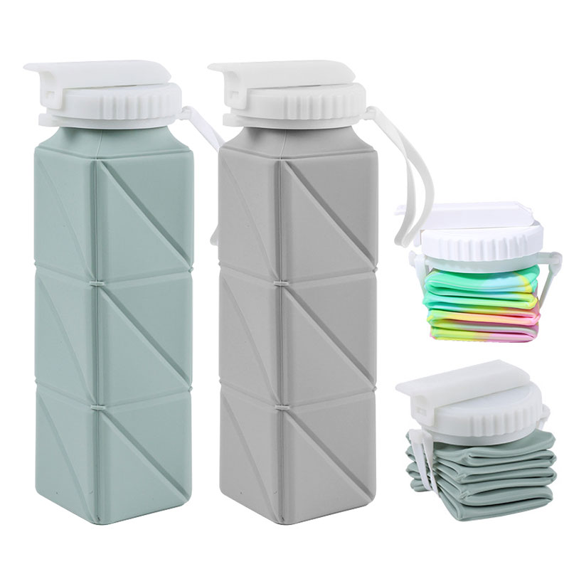 Sports Water Bottle Insulated - Bottiglia d'acqua pieghevole da 620 ml