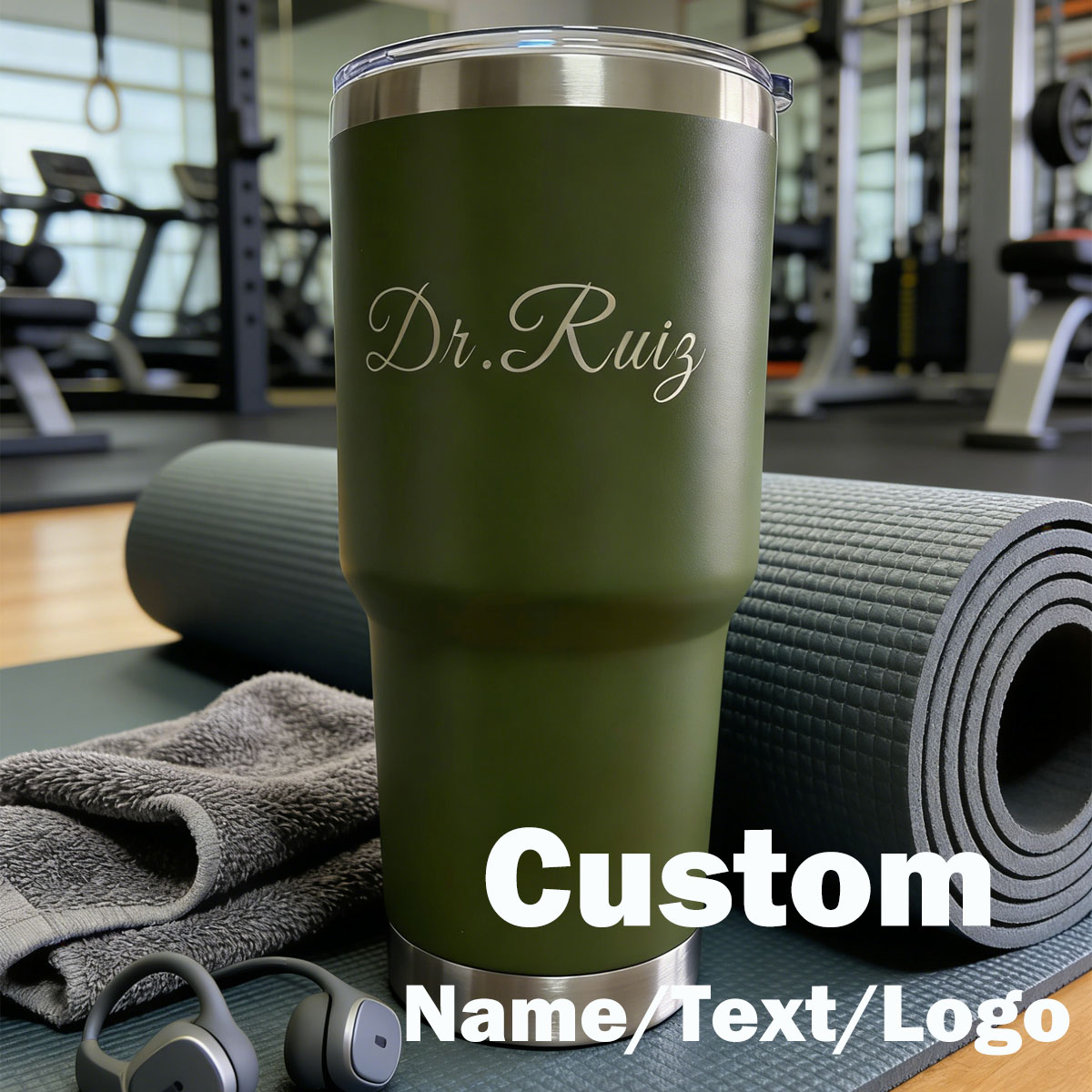 Sports Water Bottle Insulated - Tumbler Personalizzato da 30 oz in