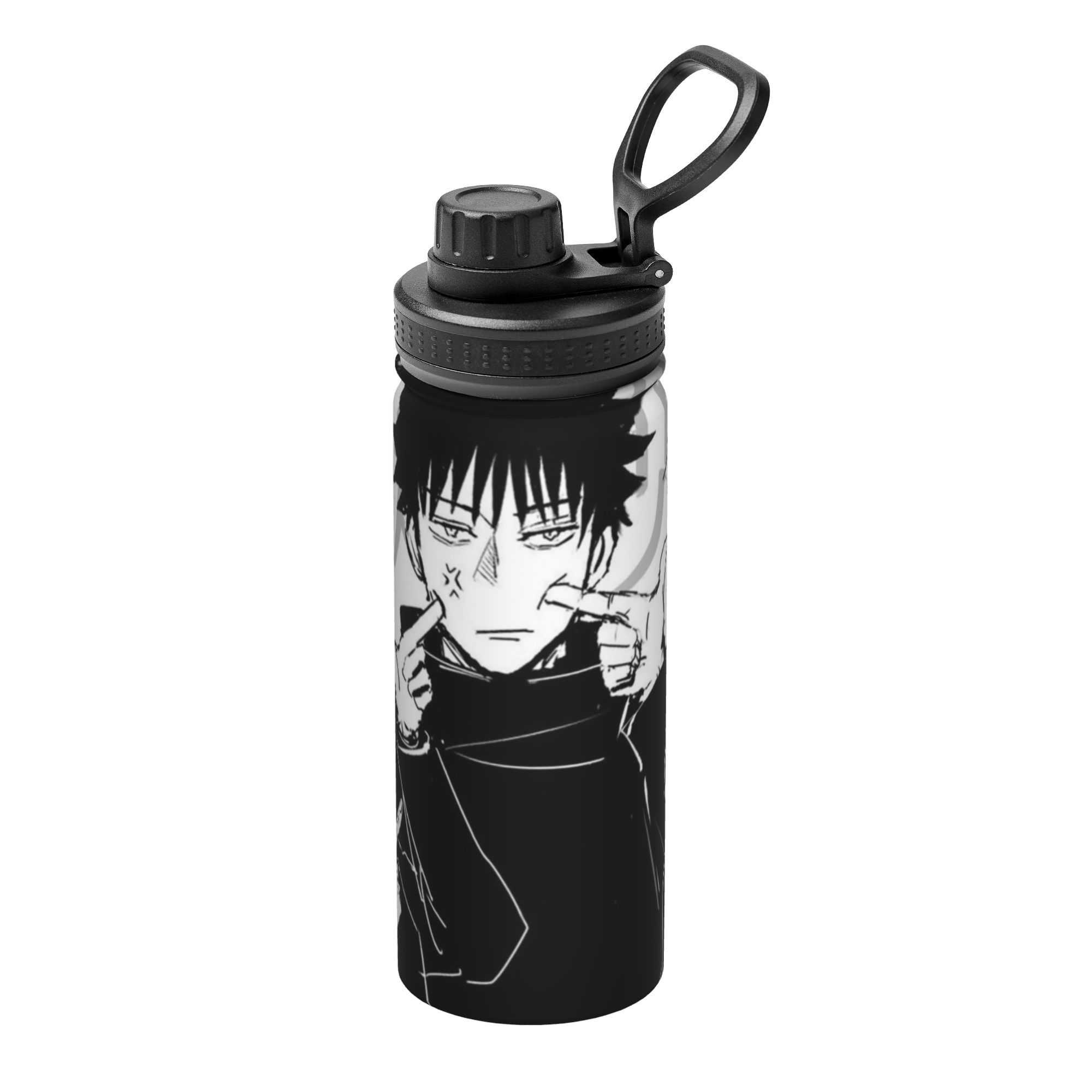 Sports Water Bottle Insulated - Borraccia Termica Sportiva Jujutsu Kaisen 18OZ,