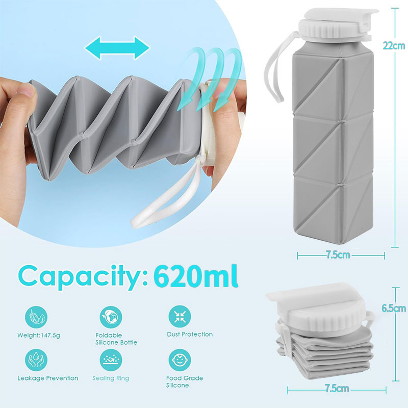 Bottiglia d'acqua pieghevole d - Sports Water Bottle Insulated recensione e prezzo