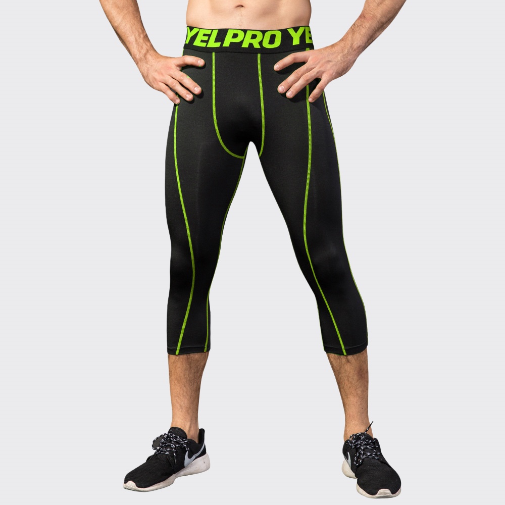 Leggings compressivi da uomo p - Sports Equipment Logos recensione e prezzo