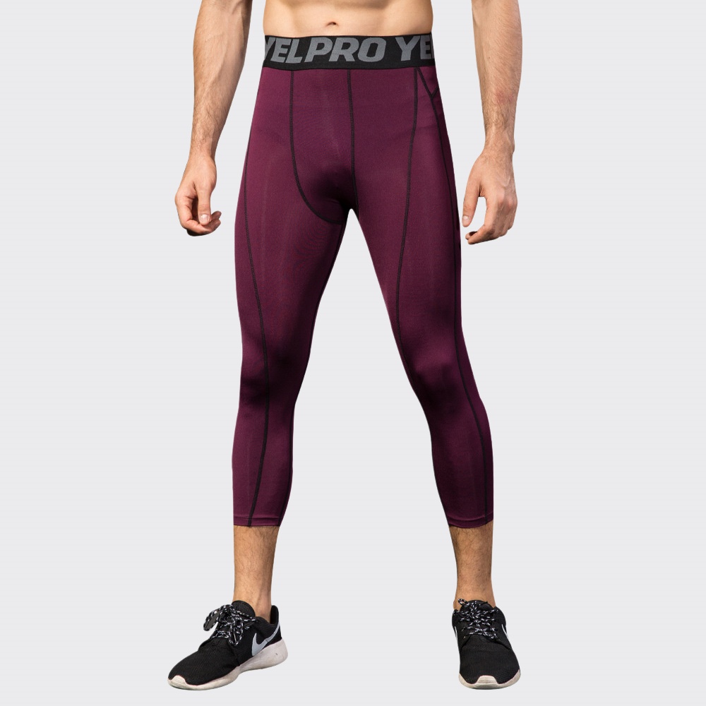 Leggings compressivi da uomo p - Sports Equipment Logos recensione e prezzo